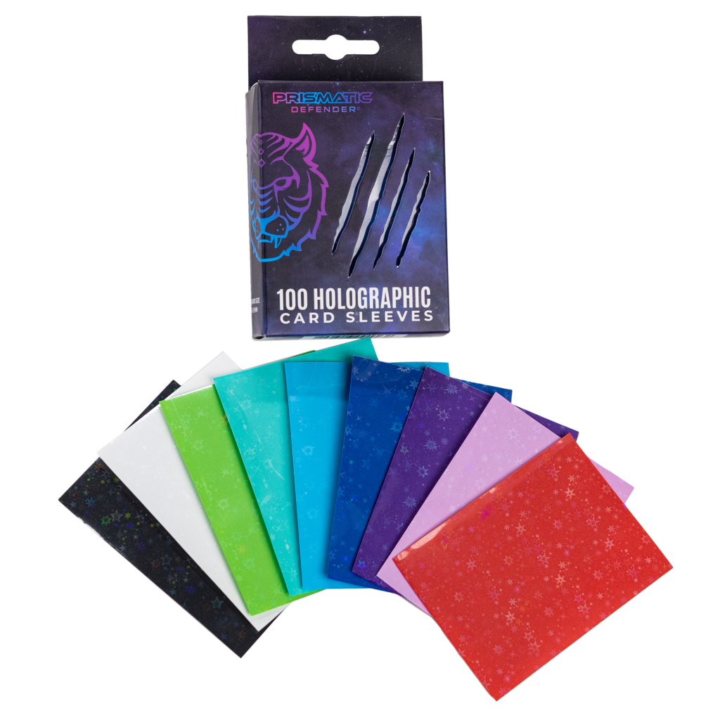 new holographic card sleeves