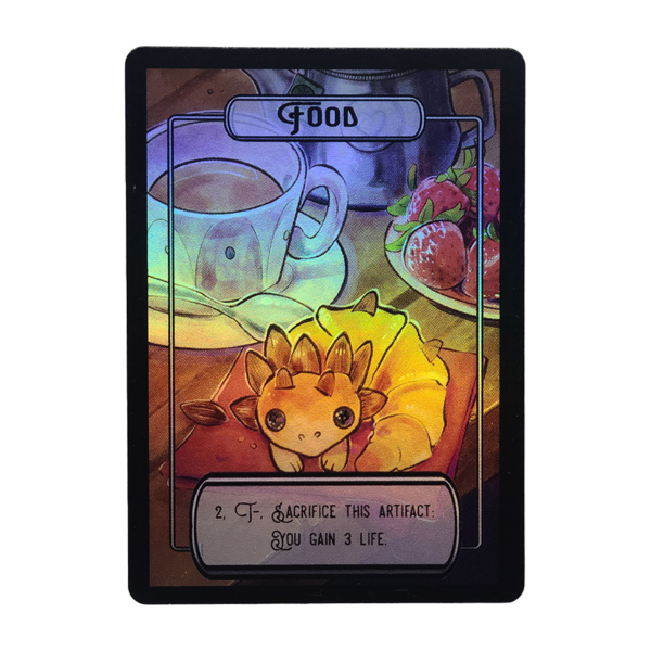 Foil Food MTG Token