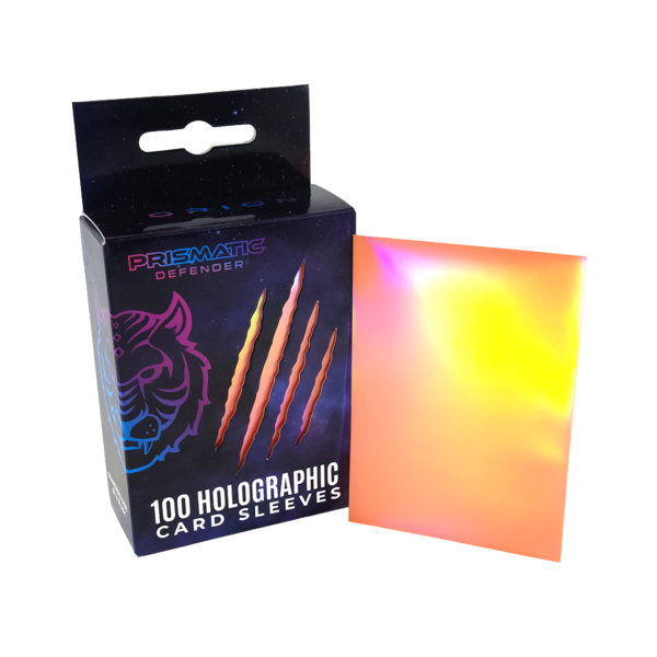 ORION/ORACLE (Orange) Holographic Card Sleeves